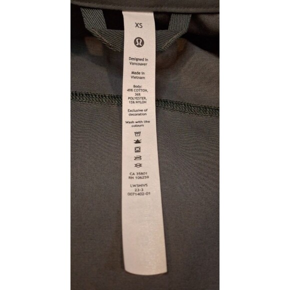 Lululemon Glyde 2in1 Adaptable Jacket Crop Full Length Dark Forest XS - Picture 12 of 13